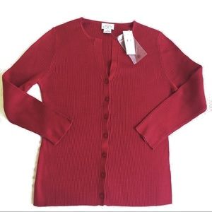 🔥SALE NWT Ann Taylor Silk Cardigan